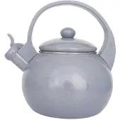 KINGHOFF 2079 fluitketel - Emaille - Grey - 2 liter - grijs