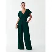 BWLDR Jumpsuit 'Azeliah' donkergroen