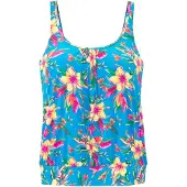 LASCANA Tankinitop blauw / lichtgeel / jade groen / pink