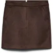 Vero Moda Rok 'VMDONNA DINA' donkerbruin