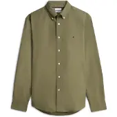 Tommy Hilfiger Overhemd 'Flex' olijfgroen
