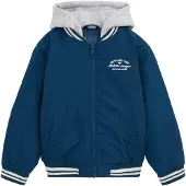 We fashion Tussenjas blauw / kobaltblauw / grijs gemêleerd