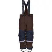 Didriksons Skibroek m. Bretellen - Idre - Shadow Brown - - 130 - Skibroeken