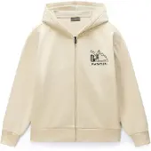 Napapijri Sweatvest 'B-Acadia' crème / zwart