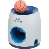 Trixie Dog Activity Strategiespel Ball & Treat Lichtgrijs/Blauw 17X17X18 cm