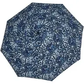 Doppler paraplu Fiber Magic Printed Pattern Denim blauw