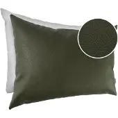 ANRO Sierkussen Groen 60x60 cm - Ademend kunstleer - Inclusief vulling