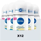 Nivea 12x Deodorant Roller Summer Happiness 50 ml