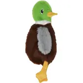 Petsolutions Jack & Vanilla Flatties eend pluchen hondenspeelgoed M