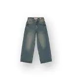 Vingino Luciano baggy jeans - mediumblauw Jongens Denim Effen - maat 158