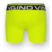 Vingino boxershorts met print - blauw/geel (set van 3) Jongens Stretchkatoen - maat 122/128