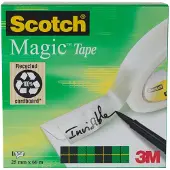 Scotch Plakband Magic 810 Transparant 25 mm (B) x 66 m (L) Cellulose
