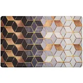 ANRO Goldcube Anti-vermoeidheidsmat 50x80 cm - Keuken - Werkplek