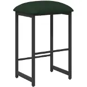 vidaXL Barkruk Donkergroen 40 x 32 x 64 cm Bewerkt hout