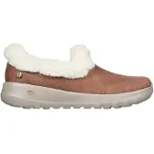 SKECHERS Go Walk Joy sneakers van imitatiesuède voor dames (Kastanje)