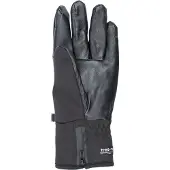 Trespass Heren Leren Atletische Snow Sports Handschoenen (Zwart)