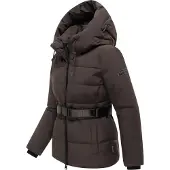 NAVAHOO Winterjas 'Wattewunder XIV' donkerbruin