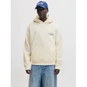 Jack & jones Achterkant Bedrukt Hoodie S Wit