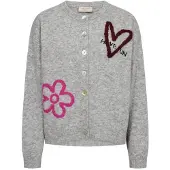 Free Quent Fqnomas-cardigan med.grey fuch