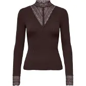 ONLY Shirt 'ONLTILDE' donkerbruin