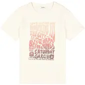 Garcia Shirt beige / chocoladebruin / lichtroze / offwhite