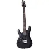 Schecter C-6 Deluxe FR Satin Black LH linkshandige elektrische gitaar