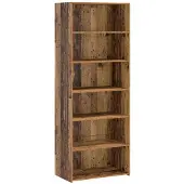 vidaXL Dressoir Oud hout 70 x 41 x 185 cm Bewerkt hout