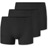 Schiesser 95/5 Essentials 3 PACK Shorts - Heren Onderbroek zwart