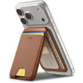 ESR Classic RFID Magnetic MagSafe Wallet Met Stand Bruin