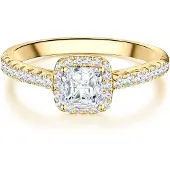 Trilani Ring goudgeel / transparant