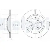 Delphi BG4292C Remschijf