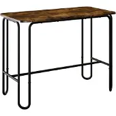 vidaXL Eettafel 100 x 50 x 75 cm Bewerkt hout Gerookt eiken