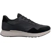 Ecco 835454 51052 Sneakers Zwart Nubuck Heren - Zwart - 41