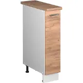Vicco Apotheekkast Fame-Line Goudkleurig Eiken/Wit 20 cm, WB Eik, Model 62070