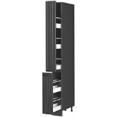 Vicco Apotheekkast Fame-Line Donkergrijs/Antraciet 20 cm, Model 61651