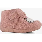 Thu!s meisjes teddy pantoffels met kat roze maat 25