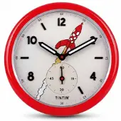 Tintin Kuifje Klok - Tintinimaginatio - Bestemming maan - 35 cm