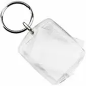 Impex Sleutelhanger Plexiglas uitneembaar venster (40X30mm) 2 Stuks