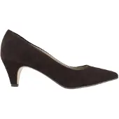 Noë Shoes Nirim Pump Dark Brown Suede