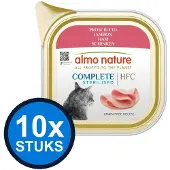 Almo Nature 10x HFC Complete Ham - Kattenvoer voor Gesteriliseerde Katten - 85g