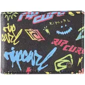 Rip Curl Sessions Pu Slim Portemonnee Zwart Man