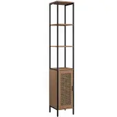 Vicco Badkamerkast Linara Eiken/Zwart 30 x 180 cm, Model 59892