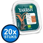 Yarrah 20x cat bio alu grainfree paté kip&eend 100gr
