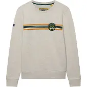 Superdry Sweatshirt ecru / marine / curry / spar