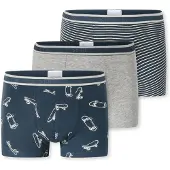 Schiesser Onderbroek '95/5 Multi' crème / donkerblauw / grijs gemêleerd