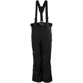 Helly Hansen - Kinder skibroeken - Jr No Limits 2.0 Pant Black voor Unisex van Gerecyclede materialen - Kindermaat 14 jaar - Zwart