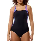 Speedo Lunalustre Printed Shaping Badpak Dames 50