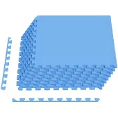 vidaXL Vloermatten 24 st Blauw 8,64 m² EVA Schuim