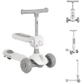 Byox StreetPro Grey 2-in-1 Kinderstep met Licht en Geluid