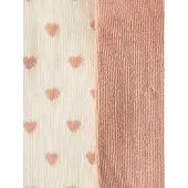 Vertbaudet Set van 2 paar maillots met hartjes voor babymeisjes